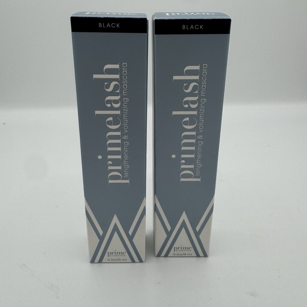 Prime Prometics Primelash Mascara‎ - Lot Of 2- Black NEW Mature Skin 50+